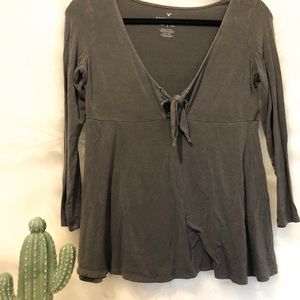 American Eagle Tie Top